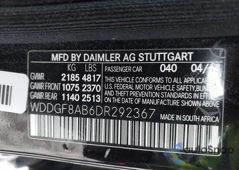 2013 Mercedes-Benz C 300 Sport 4Matic from USA, damaged, VIN WDDGF8AB6DR292367
